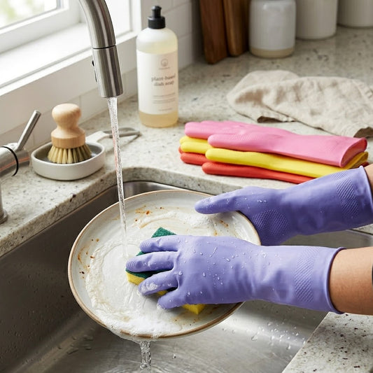 Brisyvo Ultimate Reusable Kitchen Scrubber - Anti-Grease Fast-Drying Dish Cloth - Professional Non-Stick Surface Safe Scouring Pad - Long-Lasting & Hygienic